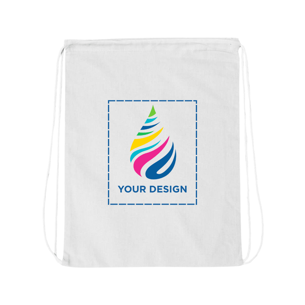 Economical Drawstring Backpack alt="Q-Tees Economical Sport Pack backpack"
