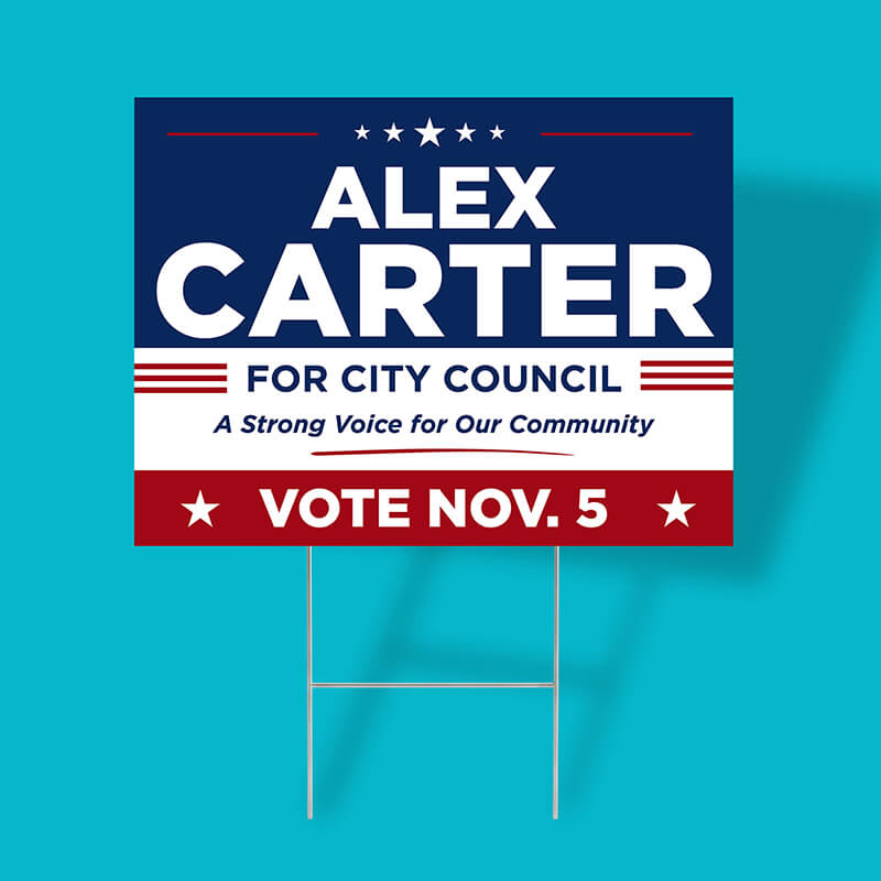 CAMPAIGN Corrugated Signs alt="Campaign corrugated signs"