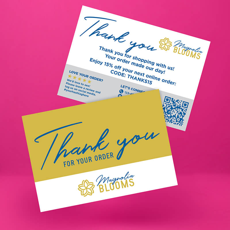 alt="Flat thank you cards"